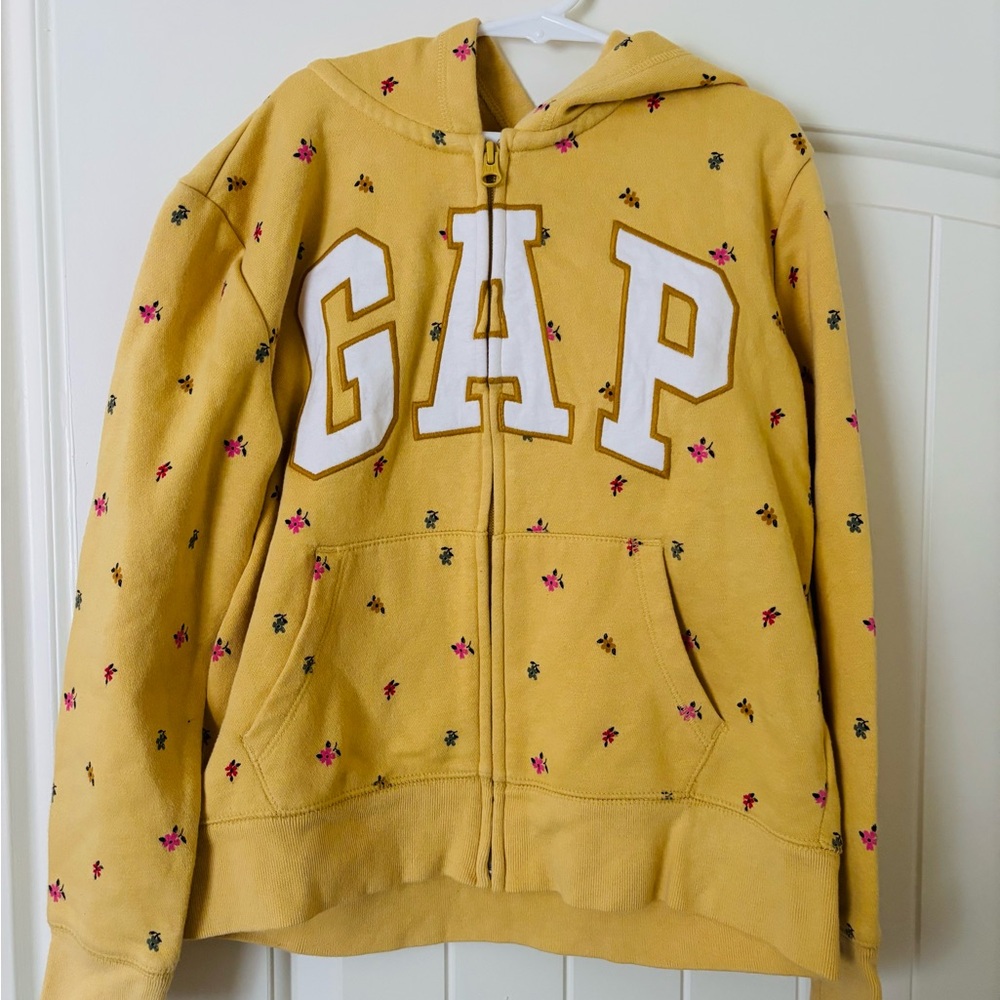 GAP Kids Yellow Jacket with Floral Details